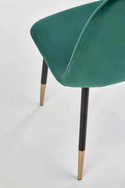 HALMAR Designová stolička Suzzie tmavozelená