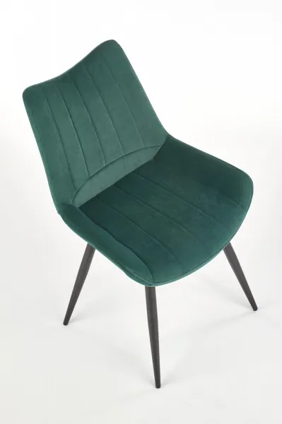 HALMAR Designová stolička Minna tmavozelená
