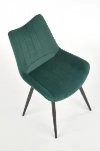 HALMAR Designová stolička Minna tmavozelená