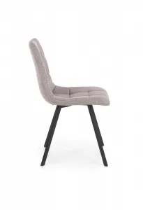 HALMAR Designová stolička Chlorett sivá