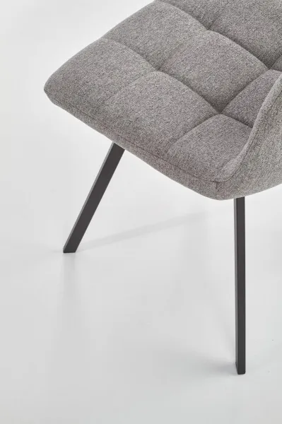 HALMAR Designová stolička Chlorett sivá