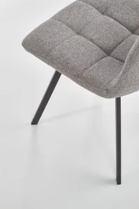 HALMAR Designová stolička Chlorett sivá