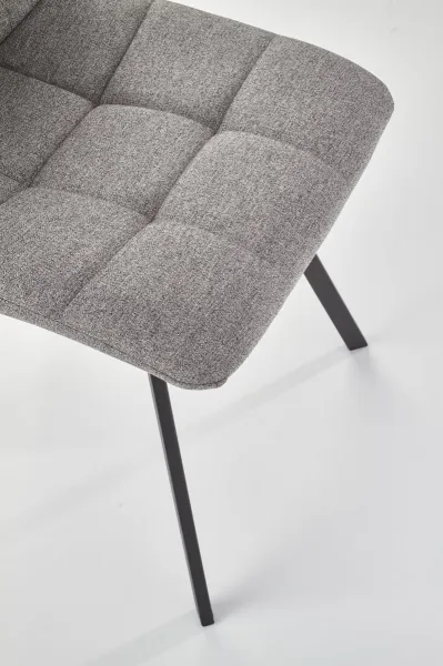 HALMAR Designová stolička Chlorett sivá
