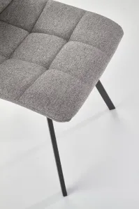 HALMAR Designová stolička Chlorett sivá
