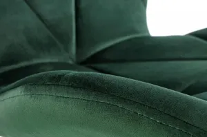 HALMAR Designová stolička Noel tmavo zelená