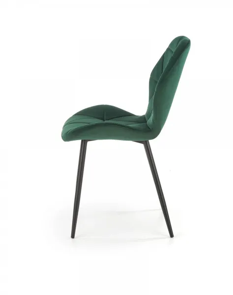 HALMAR Designová stolička Noel tmavo zelená