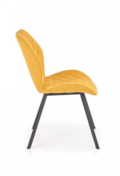 HALMAR Designová stolička Eviana horčicová