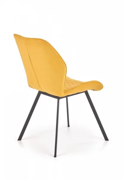 HALMAR Designová stolička Eviana horčicová