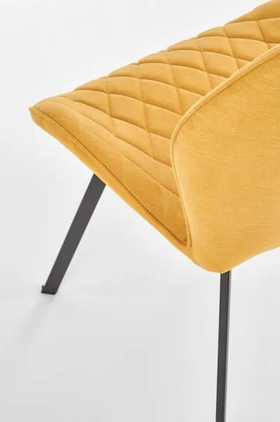 HALMAR Designová stolička Eviana horčicová