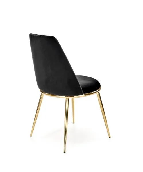 HALMAR Designová židle GLAMOUR K460 černá