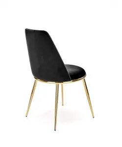 HALMAR Designová židle GLAMOUR K460 černá