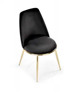 HALMAR Designová židle GLAMOUR K460 černá