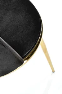 HALMAR Designová židle GLAMOUR K460 černá