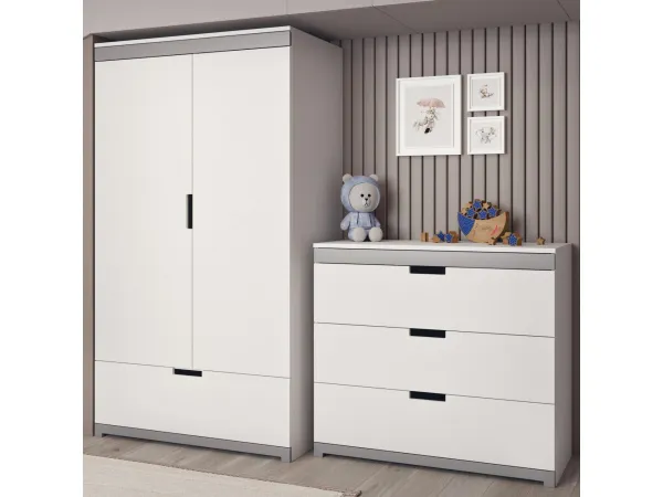 Kocot kids Detská komoda Tomi 100 cm biela