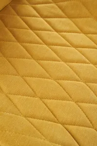 HALMAR Designová stolička Eviana horčicová