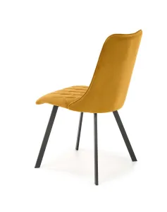 HALMAR Designová židle K450 hořčicová
