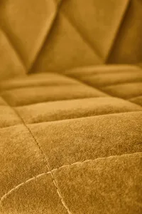 HALMAR Designová židle K450 hořčicová