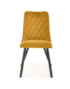 HALMAR Designová židle K450 hořčicová