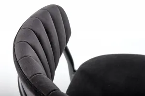 Jedálenská stolička K426 Halmar Čierna