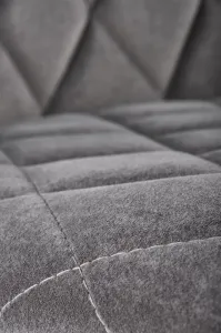 HALMAR Designová židle K450 šedá