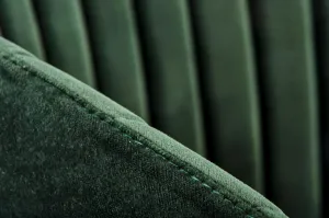 HALMAR Designová stolička Peva tmavozelená
