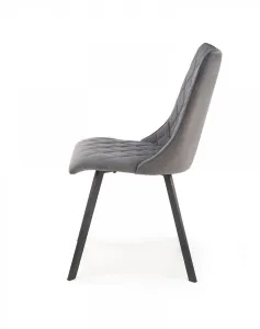 HALMAR Designová židle K450 šedá
