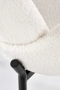 HALMAR Designová židle K477 krémová