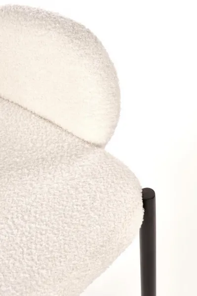HALMAR Designová židle K477 krémová