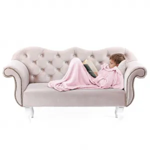 Detská deka s rukávmi DecoKing Lazy ružová, velikost 90x105