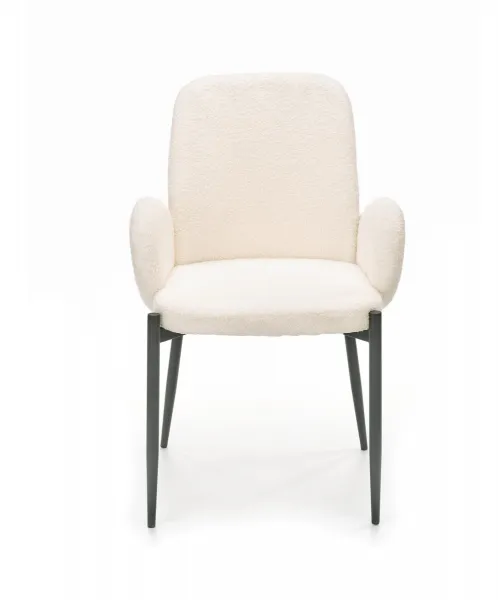 HALMAR Designová židle K477 krémová