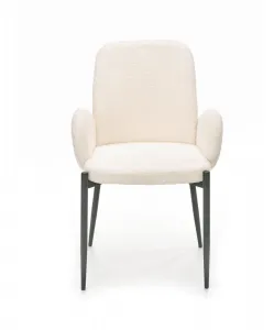 HALMAR Designová židle K477 krémová