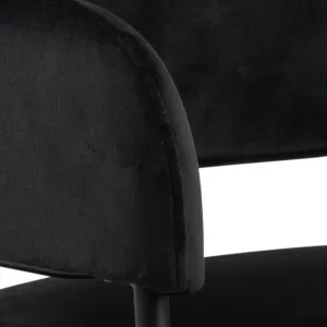 Actona Designová stolička Lima čierna