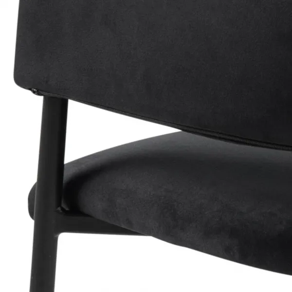 Actona Designová stolička Lima čierna