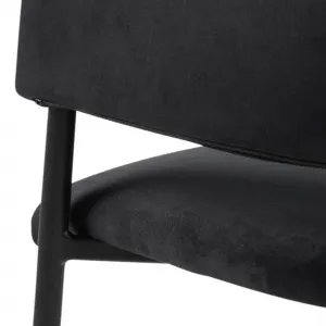Actona Designová stolička Lima čierna