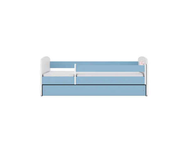 Kocot kids Detská posteľ Babydreams kôň modrá, varianta 70x140, se šuplíky, s matrací