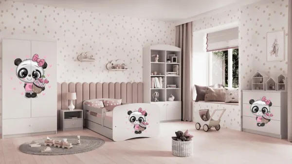 Kocot kids Detská komoda BABYDREAMS Panda biela