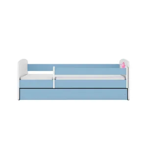 Kocot kids Detská posteľ Babydreams princezná a poník modrá, varianta 80x160, se šuplíky, s matrací
