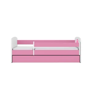 Kocot kids Detská posteľ Babydreams princezná na koni ružová, varianta 80x180, se šuplíky, s matrací