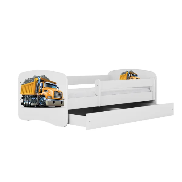 Kocot kids Detská posteľ Babydreams tatra biela, varianta 80x180, se šuplíky, s matrací