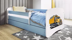 Kocot kids Detská posteľ babydreams tatra modrá, varianta 80x180, se šuplíky, s matrací