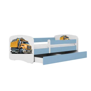 Kocot kids Detská posteľ babydreams tatra modrá, varianta 80x180, se šuplíky, s matrací