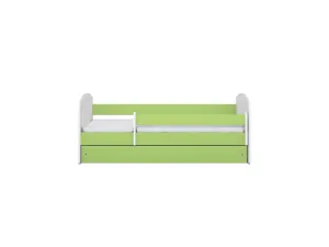 Kocot kids Detská posteľ Classic II zelená, varianta 80x140, bez šuplíků, s matrací