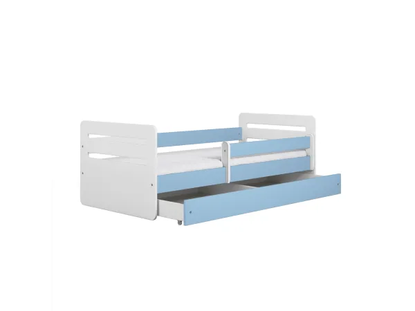 Kocot kids Detská posteľ Tomi modrá, varianta 80x140, se šuplíky, s matrací