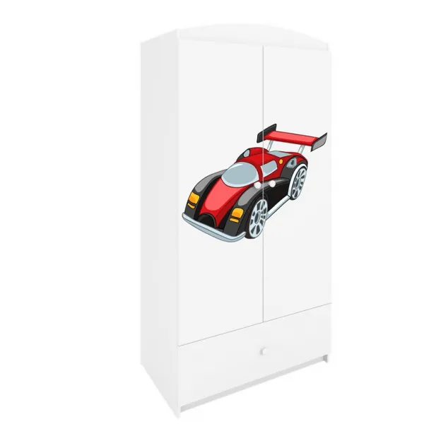 Kocot kids Detská skriňa Babydreams 90 cm formula biela