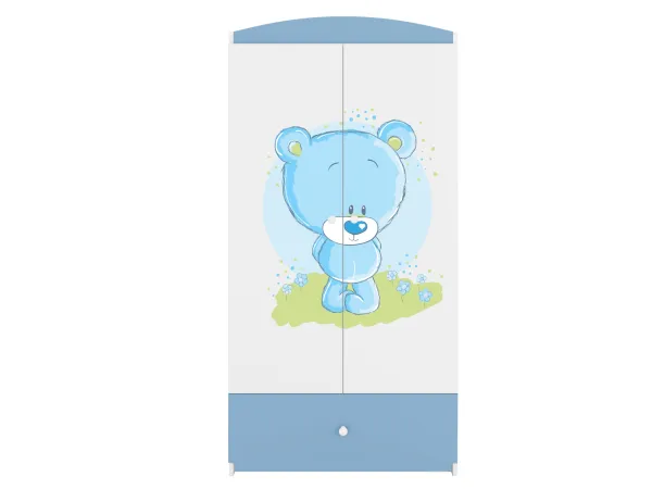 Kocot kids Detská skriňa Babydreams 90 cm medvedík modrá