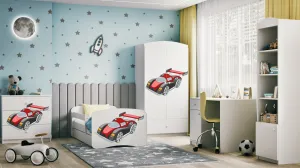 Kocot kids Detská skriňa Babydreams 90 cm formula jedna biela