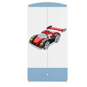 Kocot kids Detská skriňa Babydreams 90 cm formula jedna modrá
