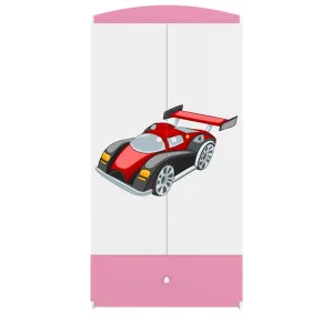 Kocot kids Detská skriňa Babydreams 90 cm formula ružová