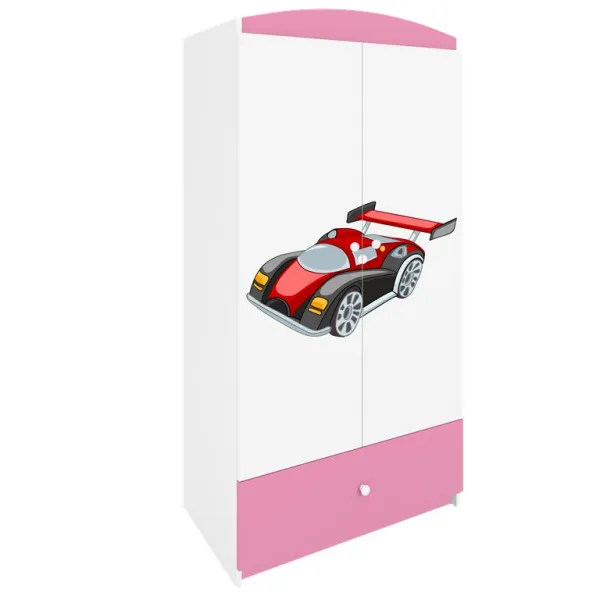 Kocot kids Detská skriňa Babydreams 90 cm formula ružová
