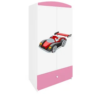 Kocot kids Detská skriňa Babydreams 90 cm formula ružová
